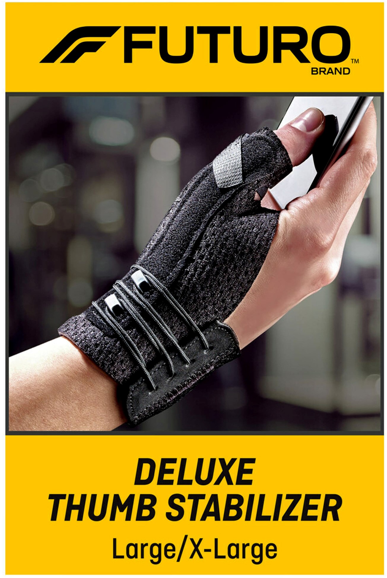 FUTURO Deluxe Thumb Stabilizer Large X Large Moderate Stabilizing 1 FUTURO Deluxe Thumb Stabilizer Large X Large Moderate Stabilizing 1