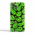 thumbnail image 1 of Green Smile Face Case Compatible with iPhone 12 Pro Max,Aesthetic Art Design Full Cover Protective Case, 1 of 5