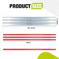 thumbnail image 7 of Mescukay 48x8 in Bull Float Concretes Tools, Square End Concrete Float Tool, Aluminum Alloy Cement Tool Bull Concrete Kit with 4 Handles and Bracket for Concrete Finishing, 7 of 7