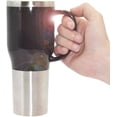 thumbnail image 3 of Calentador de agua caliente para coche - Hervidor eléctrico para coche Calentador de cigarrillos portátil de acero inoxidable Calentador de cigarrillos Taza de café con cargador para exterio, 3 of 5