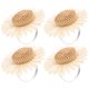 thumbnail image 1 of VERDANVERSE 4Ud De Servilleta Plástico Girasol Para Decorar En Fiestas, 1 of 6