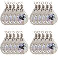 thumbnail image 1 of 4uds. Lámpara LED de pesca con forma de ojo alimentada por batería para pesca nocturna, color rojo, 5 uds., 1 of 2
