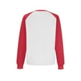 thumbnail image 5 of Summer Tops for Women Viikei Womens Tops Long Sleeve Fall Clearance,Valentine's DayShirts for Women Crewneck Graphic Sweatshirts Heart Pullover Casual Long Sleeve Gift Tops Blouse Red L, 5 of 7