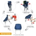 thumbnail image 5 of REDCAMP Portable High Back Compact Camping Chair, Heavy Duty Folding Backpacking Chair with Carry Bag for Hiking, Picnic, Travel, 300lbs Capacity, 5 of 9