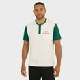 thumbnail image 4 of Men's Darius Rucker Collection by Fanatics Cream/Green Miami Hurricanes Henley Color Block Slub T-Shirt, 4 of 6