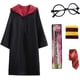 thumbnail image 3 of Disfraz de Harry Potter para niños, uniforme de Gryffindors, ropa de bruja, bata de mago, añadir un lazo, capa, regalo de escuela mágica, 3 of 4