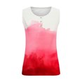 thumbnail image 4 of Nmnitkp Plus Size Tops for Women Notched Collar Camisole for Women Summer V Neck Sleeveless Shirt Top Casual Loose Tank Top Boho Holiday Vest, 4 of 5