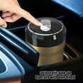 thumbnail image 4 of Automotive Ashtray with LED Light and Ceramic Liner, Car Cigarette Ashtray with One Click Open Lid, Flame Retardant Portable Car Ashtray Easy to Clean Detachable Design for Car Office and Home Use, 4 of 6