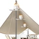 thumbnail image 3 of Ventilador de Campamento Portátil, 4 Luces Indicadores de Batería Fácil Instalacia Ventilador de Techo Portátil Con Control Remoto para Dormitorio, 3 of 7