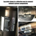 thumbnail image 2 of ziyahi Universal Truck Adjustable Hose Clamp Portable Exhaust Muffler Pipe Clip Automotive Automobile Upgrade Modified 2.25 Inch, 2 of 9