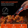thumbnail image 2 of Trendy Zone 21 Instant Read Digital Meat Thermometer for Grill and Cooking, Waterproof Ultra-Fast Thermometer with Backlight & Calibration, Digital Food Probe for Kitchen, Outdoor Grilling, and BBQ, 2 of 8