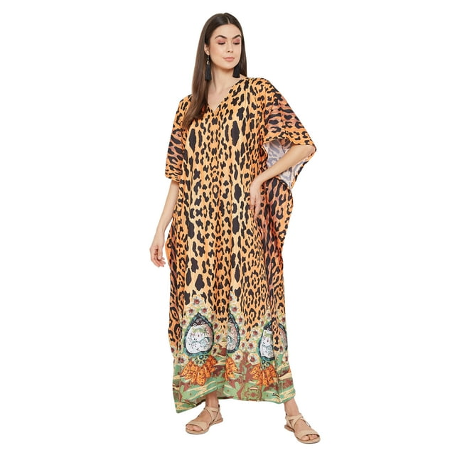 Caftans Longs pour Femmes Grande Taille Robe Caftan Robe de Soirée Fête Été Plage Robe d'Été Manches Kimono Longues Robes Décontractées en Ligne