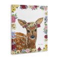 thumbnail image 2 of Stupell Industries Bohemian Flower Friends Deer Canvas Art, 30 x 40, by Emily Adams, 2 of 7