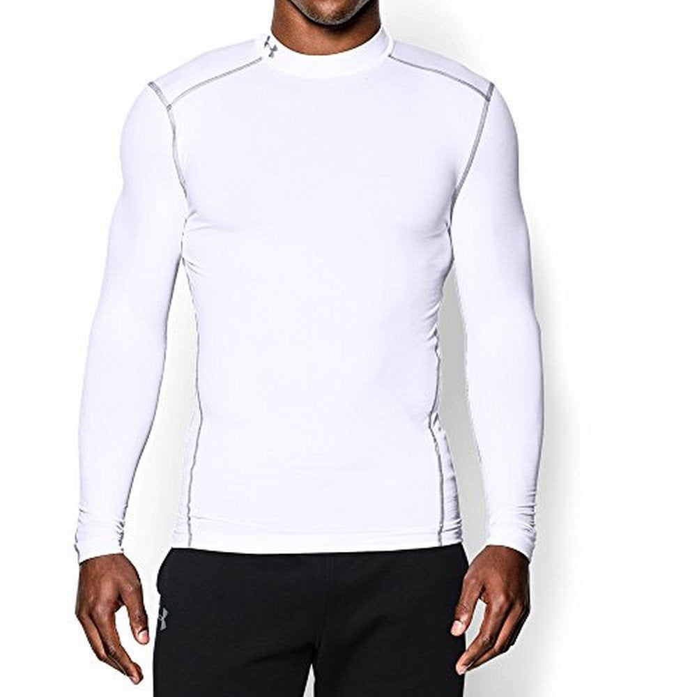 Armour Mens ColdGear Armour Compression Mock - Walmart.com