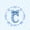Blue C, variant on Erosebridal Girly Bowknot Print Twin Bedding,Vintage Blue Monogrammed J Duvet Cover Set For Kids Women,Reversible,2-Piece(No Comforter)