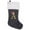 A-340, variant on AuroraX Gray Velvet Christmas Stocking with Initials Personalized Embroidered Monogrammed Xmas Stocking 16" Plush Candy Stocking Bag for Holiday Decoration Gifts for Fireplace