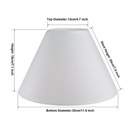 Lampshades Floor Lamp Shade Light Cover, 9 Inch White Lamp Shade