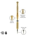 thumbnail image 4 of uniball™ Signo Gel Impact Pens, Bold Point (1.0mm), Assorted Metallic, 3 Pack, 4 of 5