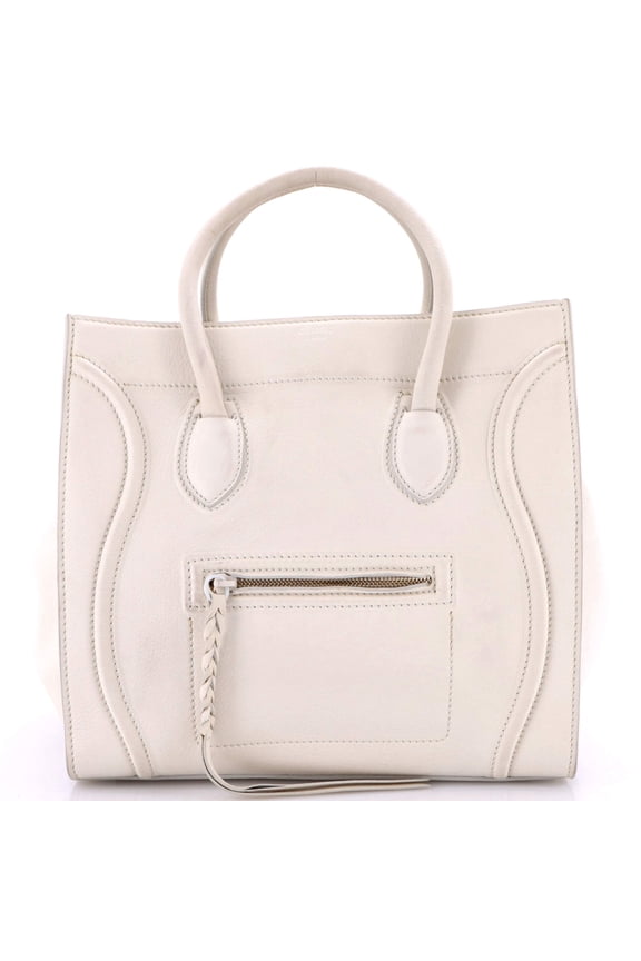 Pre-Owned Phantom Bag Grainy Leather Medium By Rebag