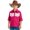 Hot Pink, variant on Western Boys' Girls Button-Down Shirts Long Sleeve, Pearl Snap Shirt(Wine,9-10 Years)