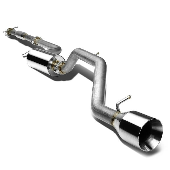 DNA Motoring For 00-04 Ford Focus ZX3 ZX5 Performance Catback Exhaust Muffler w/4.5" Rolled Tip