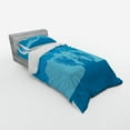 thumbnail image 2 of Ambesonne Fantasy Bedding Set 3 Pcs, Tale Cartoon Girl, Twin, White Blue, 2 of 2