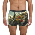 thumbnail image 2 of Bingfone Floral Rhino With Birds Men's Underwear - Casual Stretch Boxer Briefs-XX-Large, 2 of 7