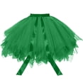 thumbnail image 4 of Women's Tutu Skirt Puffy Layered Tulle Elastic Waist Bow Tie Summer Dancing Party Skirts Festival Womens Holiday Party Fashion Skirt Skirt Skirt Birthday Cake Skirt Puffy Skirt Army Green One Size, 4 of 4
