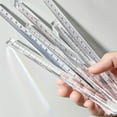 thumbnail image 5 of Portable Straight Ruler Clear for Sewing Fabric Woodworking Drafting 15cm/20cm, 5 of 13
