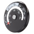 thumbnail image 4 of HINTRMENT Indoor Temperature and Humidity Thermometer Hygrometer Black Iron Square 1Pack, 4 of 8