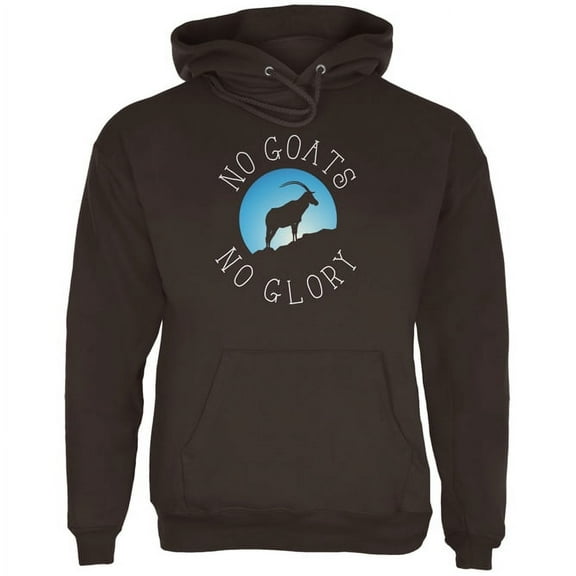 Old Glory Mens No Guts Goats No Glory Long Sleeve Graphic Hoodie