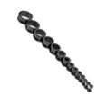 thumbnail image 1 of Becaristey Civière en Acier Inoxydable Extensible 14PCS Tunnel Kit Noir, 1 of 1