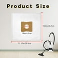 thumbnail image 2 of 10 Pack Type Z HEPA Vacuum Bags Fit for Riccar Moonlight,Sunburst and Pizzazz, for Simplicity Jack,Jill and Snap Canister Vacuum Cleaner,Replacement Part Riccar RZH-6 and Simplicity SZH-6, 2 of 5