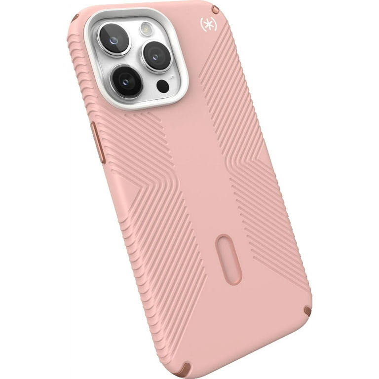 Speck Presidio2 Grip MagSafe iPhone 15 Plus Cases Nimbus Pink/Dahlia Pink