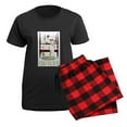thumbnail image 5 of CafePress - ASK ME ABOUT MY QUILTS! Women's Dark Pajamas - Women's Short Sleeve Print T-Shirt and Pants Dark Cotton Pajama Set, 5 of 7