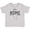 AC-Heather Grey, variant on It's Home- State of Nevada Outline Distressed Text Boys or Girls Baby T-Shirt