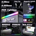 thumbnail image 2 of Teclado gamer ATTACK SHARK R85HE con cable, RGB, formato 75%, 2 of 9