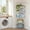 White, variant on Pouseayar 6 Tier 600lbs Capacity Heavy Duty Corner Wire Shelving Unit, Metal Shelf Pentagonal Corner Storage Rack with Shelf Liners for Kitchen Garage Office, Black