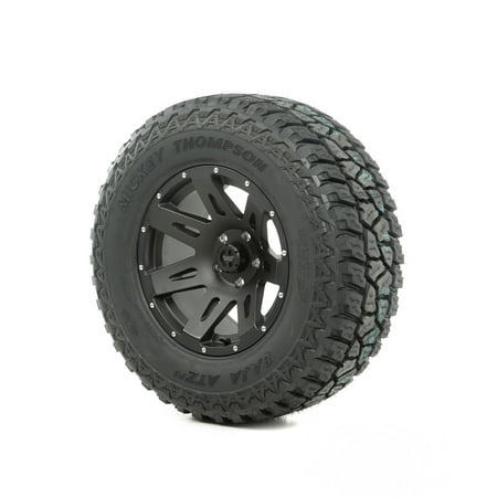 Rugged Ridge 15391.16 XHD Wheel/Tire Package; Incl. 17 in. XHD Wheel; Black Satin; 315/70R17 Mickey Thompson ATZ P3 Tire; Mounted/Balanced; w/TPMS (Best Prices On Wheels And Tire Package)
