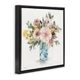 thumbnail image 2 of Stupell Industries French Country Summer Chinoiserie Bouquet Black Floating Frame Canvas Art, 18 x 18, by Carol Robinson, 2 of 7