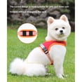 thumbnail image 3 of Tongliya 1 Set Suede Saddle Pet Leash Puppy Harness Set Red XL, 3 of 9