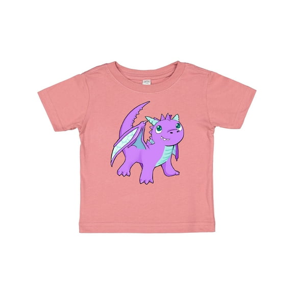 Inktastic Cute Baby Purple Dragon Boys or Girls Baby T-Shirt