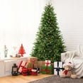 thumbnail image 3 of Costway Árbol de Navidad preiluminado de 210 cm, forma rápida de 3 minutos con temporizador y conector de alimentación rápido, 3 of 4