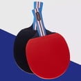 thumbnail image 2 of 1 Pair Table Tennis Racket Table Tennis Bat Paddle Long Handle With Carry Bag, 2 of 12