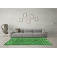 thumbnail image 3 of Ahgly Company Machine Washable Indoor Rectangle Medallion Emerald Green Traditional Area Rugs, 7' x 10', 3 of 4