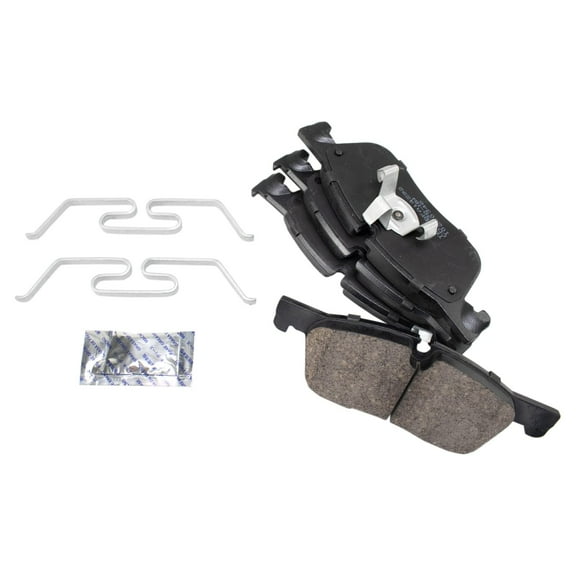 TRQ Front Ceramic Brake Pad Set for Land Rover Discovery Range Rover BFA14292 Fits select: 2017-2019 JAGUAR F-PACE, 2015-2019 LAND ROVER DISCOVERY SPORT