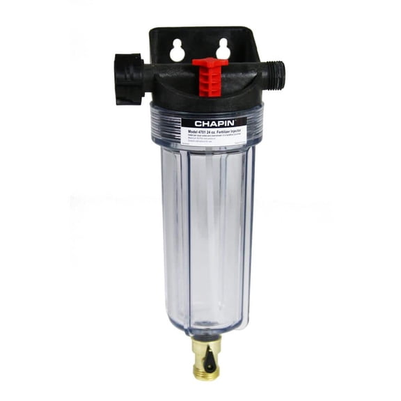 HydroFeed 24 oz. In-Line Auto-Mix Fertilizer Injector System for Lawn and Garden Applications