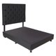 thumbnail image 3 of Box Base Cama Individual + Cabecera Dubai Negro, 3 of 7