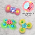 thumbnail image 2 of Bebé Niño Spinning Top Juguetes Ventosa Spinning Top Juguete Alivio Del Estrés Ventosa Animal Juguetes De Baño 3 Uds Noticed BA000991-00, 2 of 6