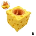 thumbnail image 1 of Squeeze Cheese Mice Toy Children Stress Toy Cheese Block Mouse Pinch Stress Stress Relief For Adults Toy Decompression B4C0, 1 of 9